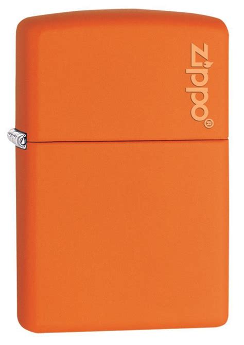 Zippo Classic Orange Matte Logo Zl Loja Oficial Da Zippo No Brasil