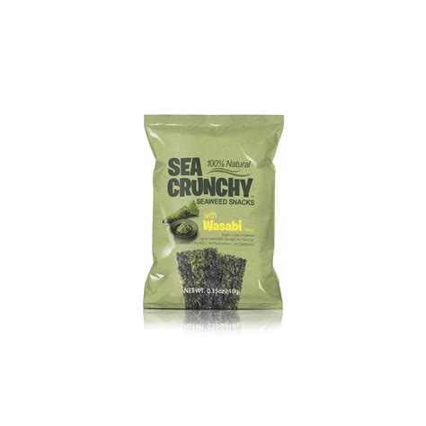 Get Sea Crunchy Seaweed Snack With Wasabi Delivered Weee Asian Market