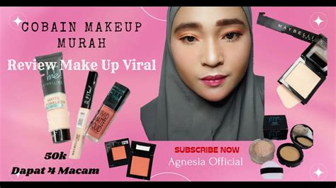 Cobain Makeup Murah Review Makeup Maybelline Set Murah😊 Youtube