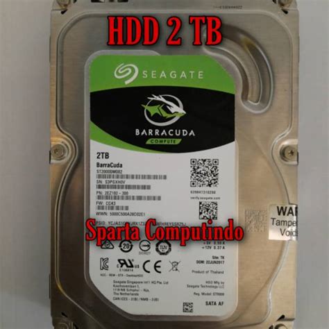 Hdd Harddisk Internal Tb Seagate Barracuda Sata Pc Murah