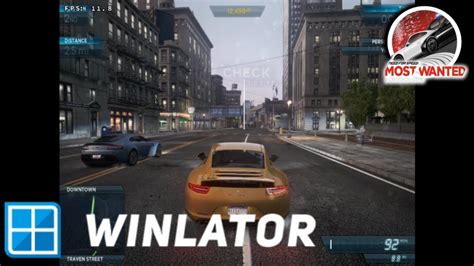 Need For Speed Most Wanted 2012 Winlator Snapdragon 695 Game Test