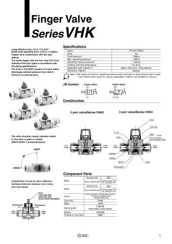 MXH Series SMC PDF Catalogs Technical Documentation Brochure