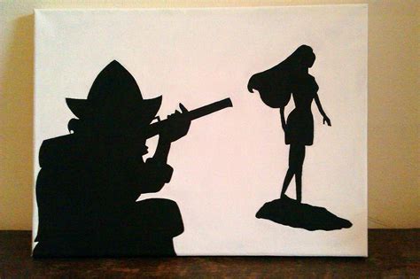 Pocahontas Silhouette Painting Rdisney