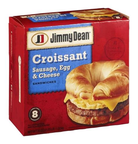 Jimmy Dean Croissant Sandwiches Sausage Egg Cheese 8Ct Hy Vee