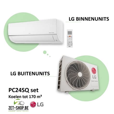 Airco Lg Pc Single Split Set Kw Koelen Kw Verwarmen