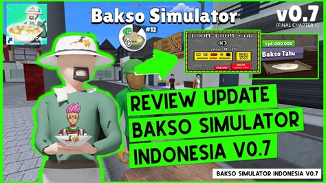 Review Lengkap Update Bakso Simulator V Penyamaran Pak Majek Menjadi