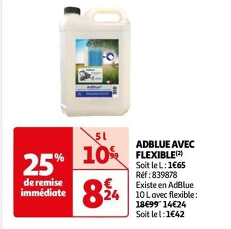 Promo ADBLUE AVEC FLEXIBLE Chez Auchan