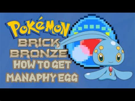 Step By Step Tutorial On How To Get A Manaphy Egg Roblox Pokemon