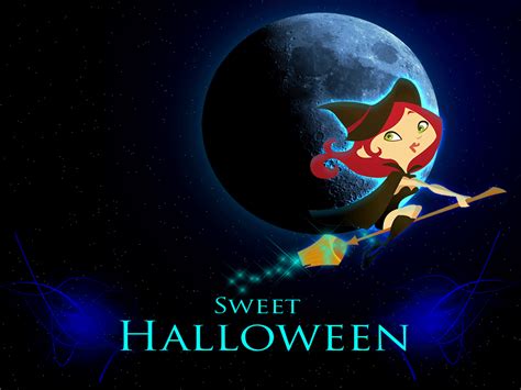 Cute Witch Halloween Wallpaper - WallpaperSafari