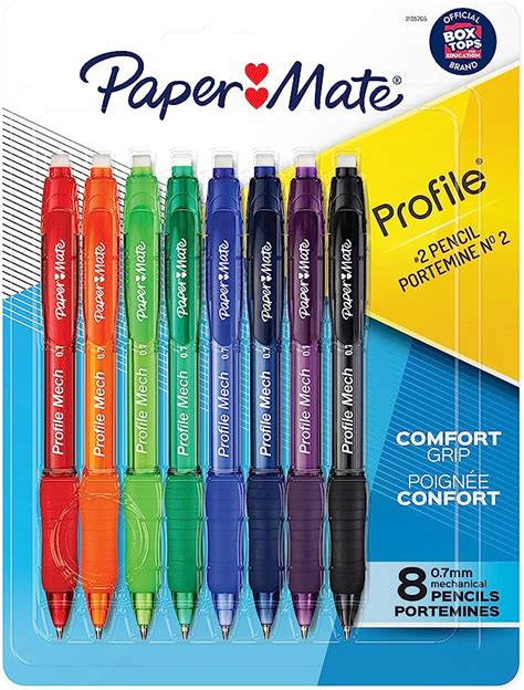 Paper Mate Profile Mech Mechanical Pencil Set 0 7mm 2 Pencil Lead