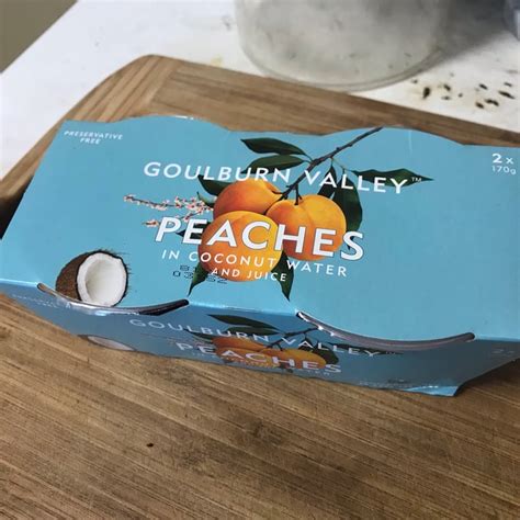 Goulburn Valley Peaches In Coconut Water And Juice Review Abillion