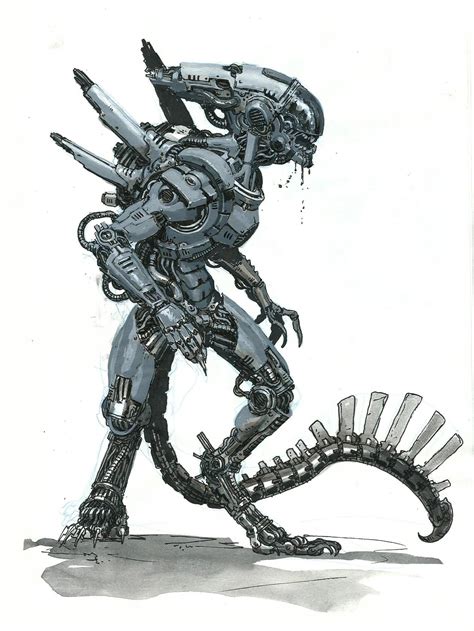 ArtStation - daily sketches, johan grenier | Alien art, Alien artwork ...