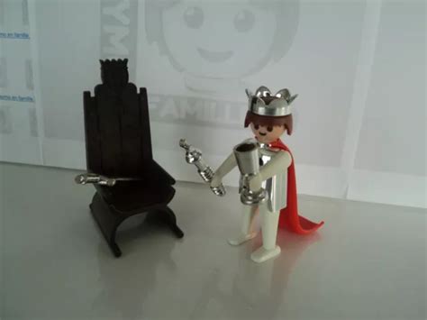 Playmobil Vintage M Di Val Ch Teau Roi Tr Ne Sceptre Set A De