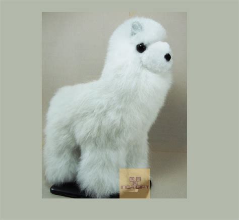 9in Premium Handmade Alpaca Stuffed Animal Plush Alpaca Furllama Fur