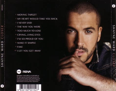 Car Tula Trasera De Shayne Ward Closer Portada