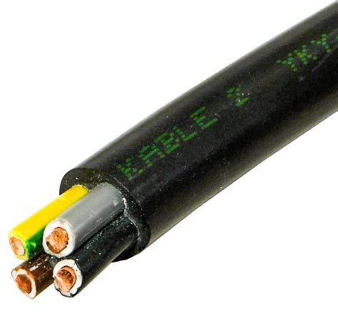 Kabel przewód ziemny UV YKY 5x10 1mb NYY J 5x10 Cena Opinie