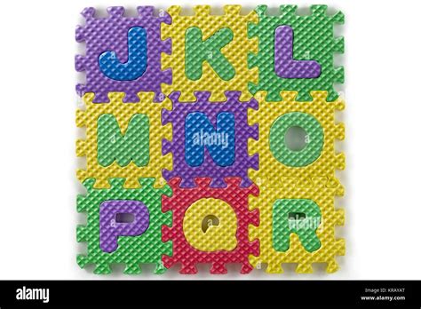 colorful alphabet puzzle pieces Stock Photo - Alamy