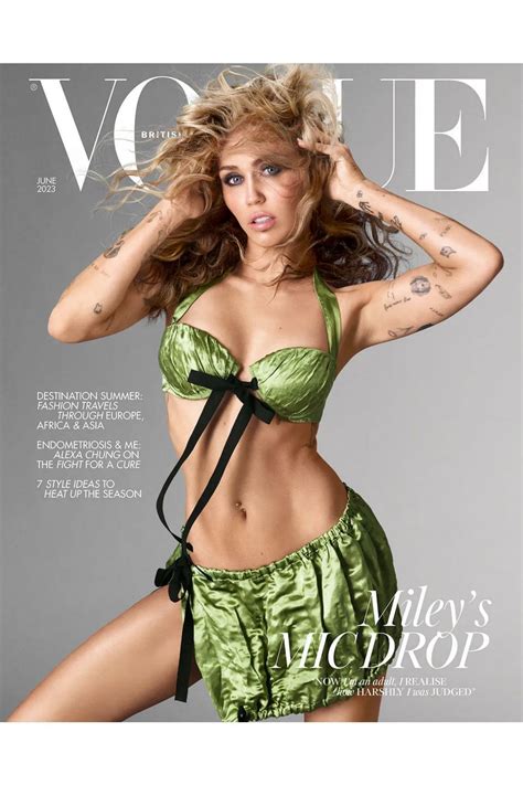 Miley Cyrus For British Vogue June 2023 Hawtcelebs