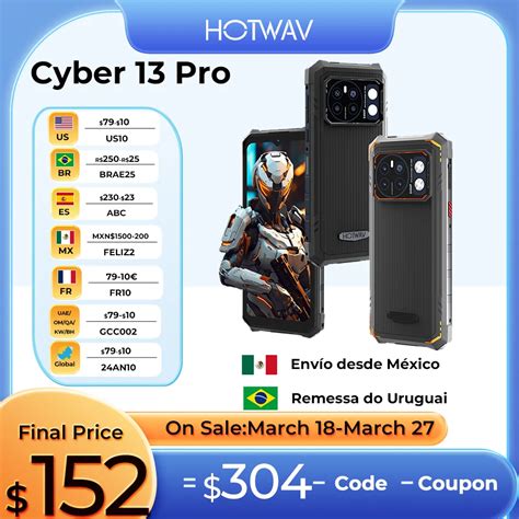 HOTWAV Smartphone Cyber 13 Pro Versi N Global Tel Fono M Vil Resistente