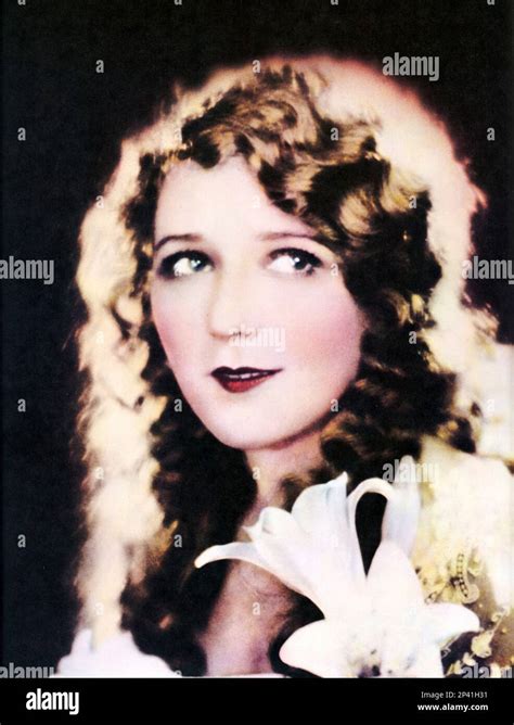 S Usa The Silent Movie Actress Mary Pickford