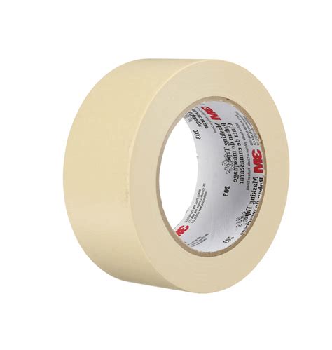 3m Masking Tape 203 General Purpose 58038 Beige 1 88 In X 60 14 Yd 4 7 Milcase Of 24 Rolls