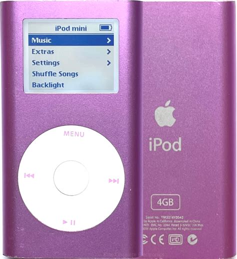 Refurbished Apple Ipod Mini 1st 2nd Generation Pink Microdrive And Sd Ca Elite Obsolete Electronics