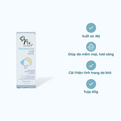 Kem dưỡng ẩm mềm da Fixderma Moisturizing Cream 60g