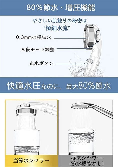 Yahoo オークション 即納 東京星川 シャワーヘッド 節水 塩素除去 3