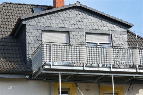 Balkon Fassade Verkleiden Schutz Vor Wind Und Blicken