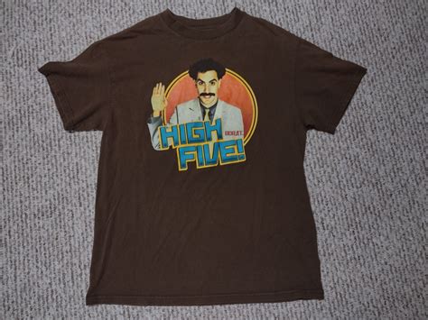 Borat Movie High Five Sasha Baron Cohen 2007 Brown T-… - Gem