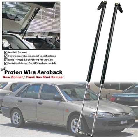 Proton Wira Se Aeroback Rear Bonnet Absorber Boot Trunk Lift Support