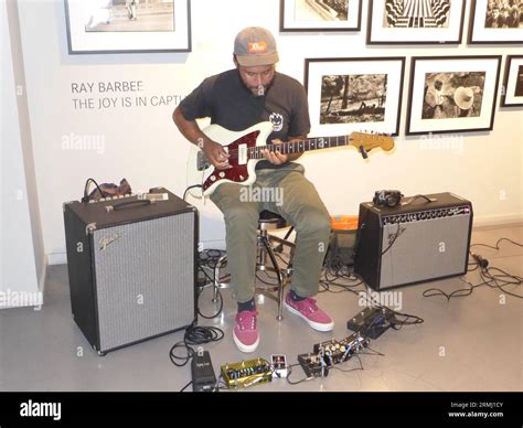 Ray Barbee American Skateboarder Musician And Photographer Performs