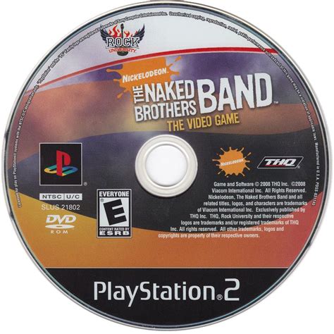 The Naked Brothers Band The Video Game Cover Or Packaging Material