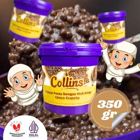 Jual COLLINS DIP GLAZE CHOCO CRUNCHY CHOCOLATE PASTA SAUS SAOS SELAI