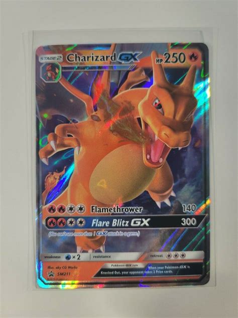 Mavin 2019 Pokemon TCG Charizard GX Hidden Fates Full Art Promo SM211