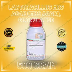 Jual Lactobacillus Mrs Agar Mrs Agar Iso Granulated Media Gr