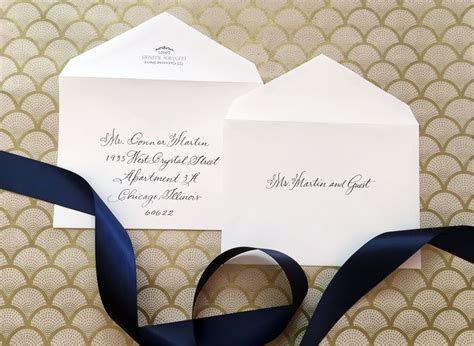 Addressing Pocket Wedding Invitations Without The Inner Envelope