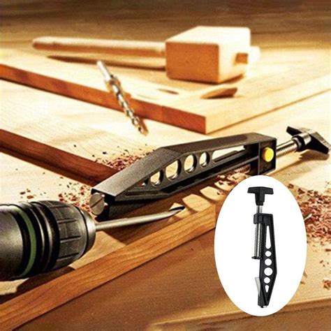 Woodworking Pocket Hole Joint Fixed Clamp Slant Hole Pull Clip Wood