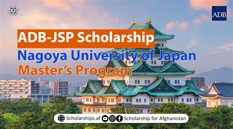 Adb Jsp Scholarship 2025 For Masters Program At Nagoya University Of