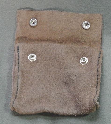 Suede Leather Belt Pouch Coin Purse Handmade Vintage Etsy