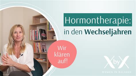 Hormontherapie in den Wechseljahren einfach erklärt YouTube