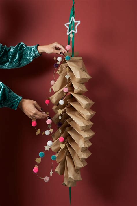 Bundle Bastelset Tannenbaum Adventskalender aus Papiertütchen WE