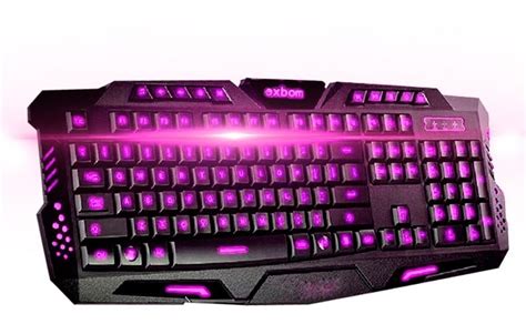 Teclado Gamer Multim Dia Pc Luminoso Color Usb Frete Gr Tis Mercado Livre