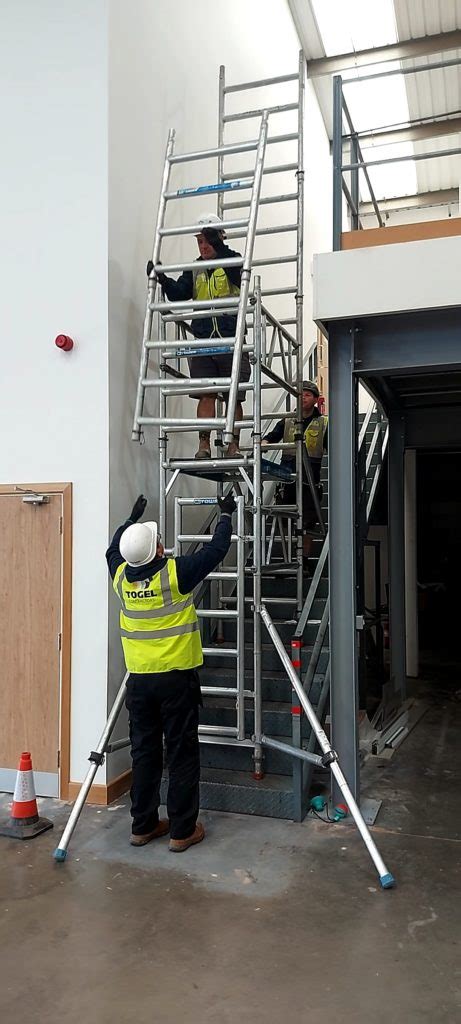 PASMA Training Towers On Stairways For Users JMS Tower Hire