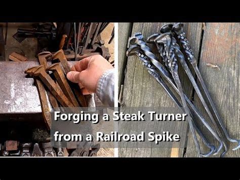 Railroad Spike Knife Railroad Spikes Blacksmithing Forging Edge Of