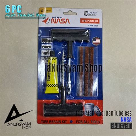 Jual Alat Tambal Ban Tubles Set Nasa Tambal Ban Set Tire Repair Kit Set