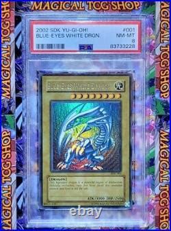 Yugioh Blue Eyes White Dragon Sdk Ultra Rare Konami Psa Nm