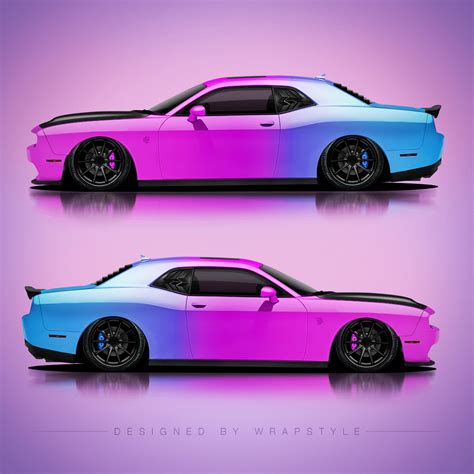 Dodge Challenger - Gradient Design | WrapStyle