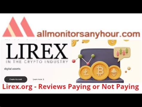 Lirex Org Reviews Paying Or Not Paying Hyip Daily Update All