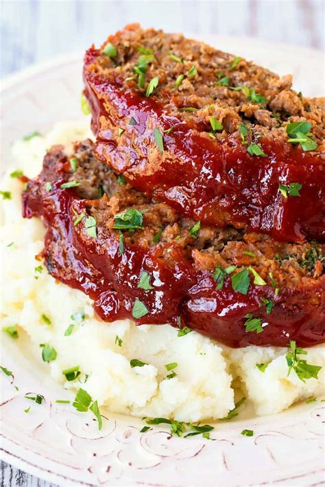 The Best Meatloaf Recipe Classic Meatloaf With Ketchup Glaze